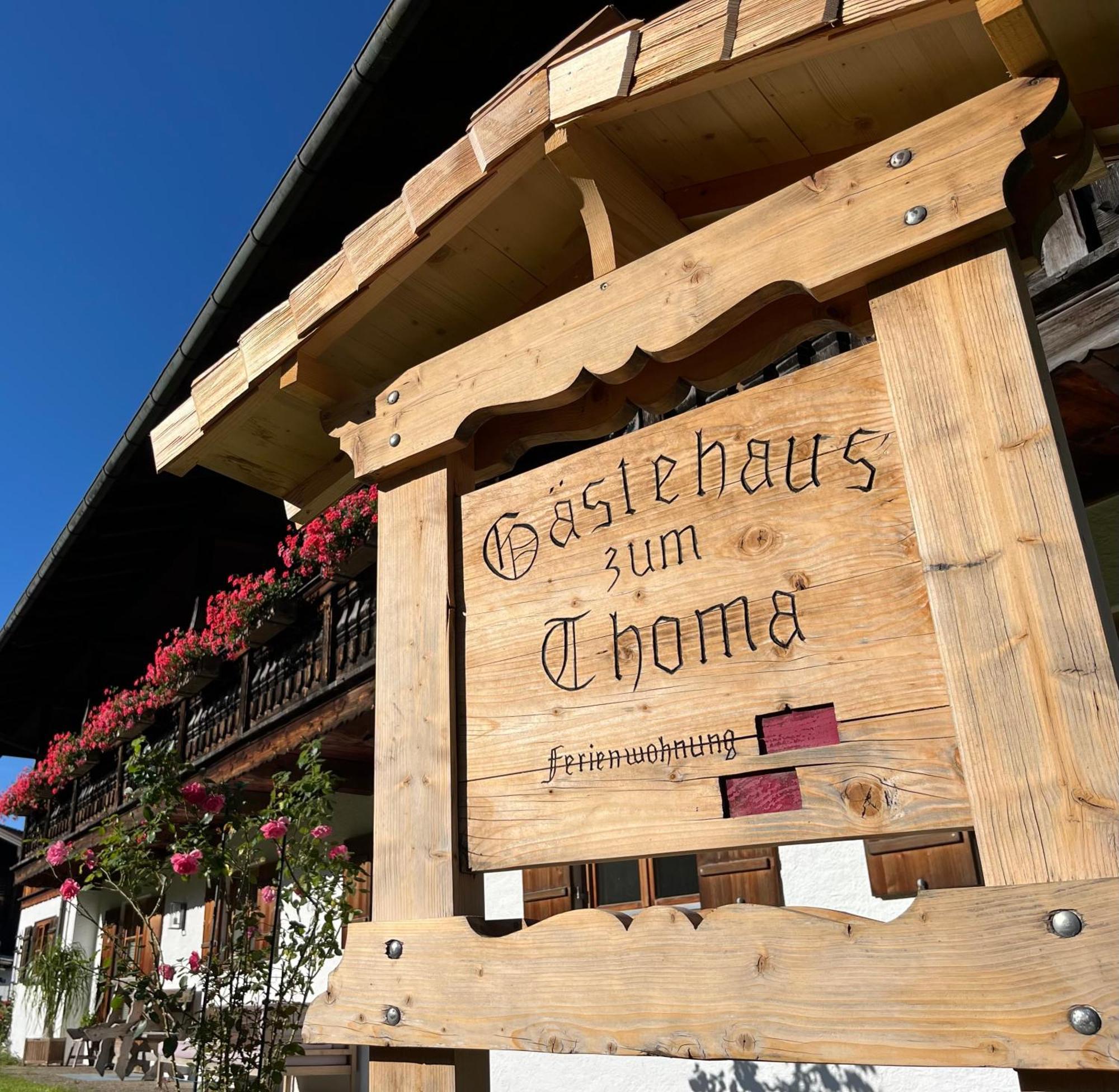Gaestehaus Zum Thoma Kreuth Exterior foto